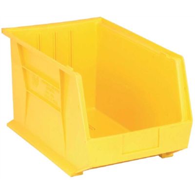 Quantum Storage Systems Yellow 18 X 11 X 10 In Ultra Stack Bin Package Of 4