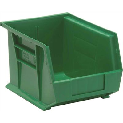 Quantum Storage Systems Green 10-3/4 X 8-1/4 X 7 In Stack Bin Package Of 6