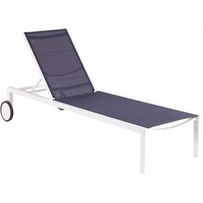 Cape Soleil Santorini Aluminum Sling Chaise Lounge Chair