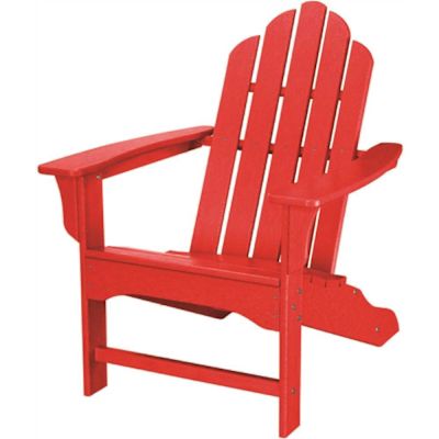 Cape Soleil Verde Adirondack Chair In Sunset Red