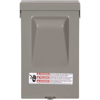 Siemens 30 Amp Fusible Outdoor Ac Disconnect