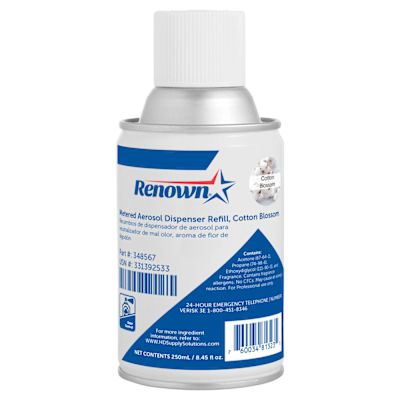 RENOWN Cotton Blossom Metered Aerosol Dispenser Refill ( 12 Per Case)
