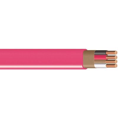 Southwire Southwire 10/3 Solid Romex Sim Pull Cu Nm-B With G Wire, Pink, 250 Ft.