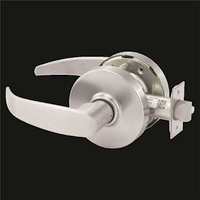 Sargent Grade 1 Passage Cylindrical Lock, P Lever, Satin Chrome
