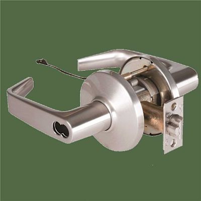Best Grade 1 Electric Cylindrical Lock, 24vdc, 15d Design, Satin Chrome