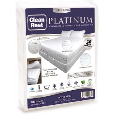 Cleanrest Platinum Encasing Mattress Pad, Hotel King