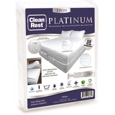 Cleanrest Platinum Encasing Mattress Pad, Twin