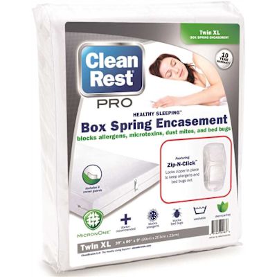 Cleanrest PRO Box Spring Encasement Twin Xl, Case Of 4