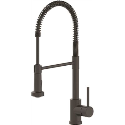 Spartan Seasons Westwind Single-Handle Pull Down High-Arc Kitchen FaucetÂ  Matte Black