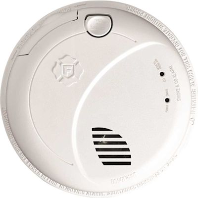 Brk Electronics Interconnect Hardwire Smoke & Co Alarm With Battery/voice Alert