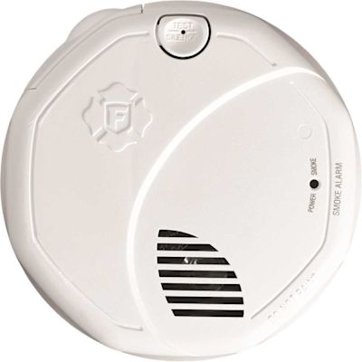 Brk Wireless Interconnect Battery-Operated Smoke Alarm With Voice/location Alert