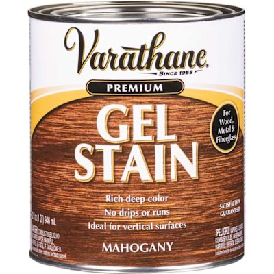 Rust-Oleum Rust-Oleum Varathane Premium Gel Stain, Red Mahogany, 1 Quart, Case Of 2