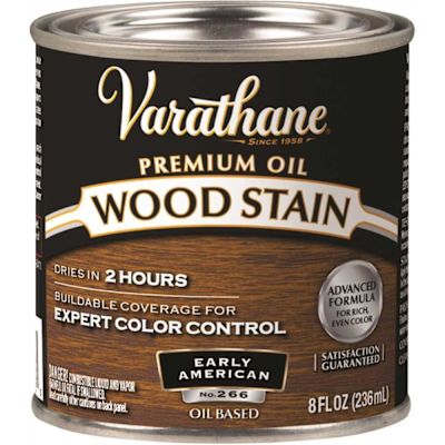 Rust-Oleum Rust-Oleum Varathane Premium Wood Stain, Early American, Half-Pint, Case Of 4