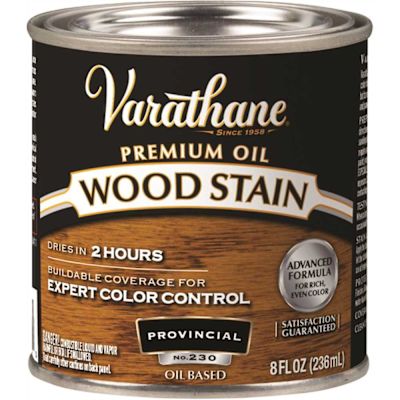 Rust-Oleum Rust-Oleum Varathane Premium Wood Stain, Provincial, Half-Pint, Case Of 4