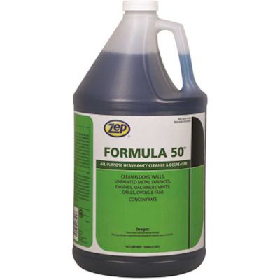 Zep Zep Formula 50 Heavy-Duty Alkaline Cleaner, 1 Gal, Case Of 4