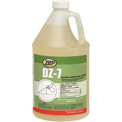 Zep Zep Dz-7 Detergent Disinfectant, 1 Gal, Case Of 4