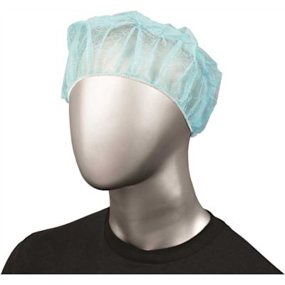 Ambishield Polypropylene Bouffant Cap 24" Blue Case Of 1000