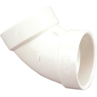 Nibco 2" X 1-1/2" X 1-1/2" PVC Dwv All Hub 45-Degree Wye Fitting