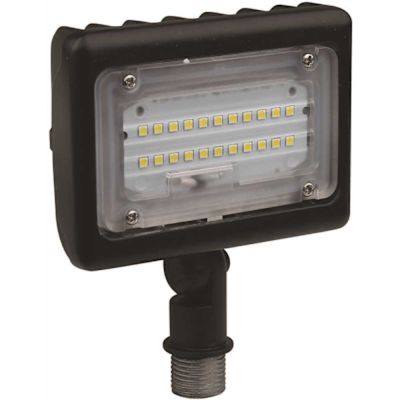 Satco 15 Watt LED Small Flood Light - 5000k - Bronze Finish