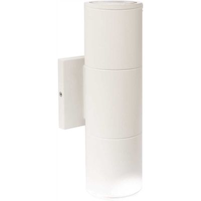 Satco 2 Light LED Large Up And Down Sconce Fixture White Finish 20 Watt