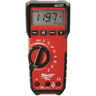 Milwaukee Digital Multimeter, Up To 600 Volt