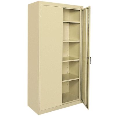 Muscle Rack 36-In W X 72-In H X 18-In D Steel Freestanding Garage Cabinet, Putty