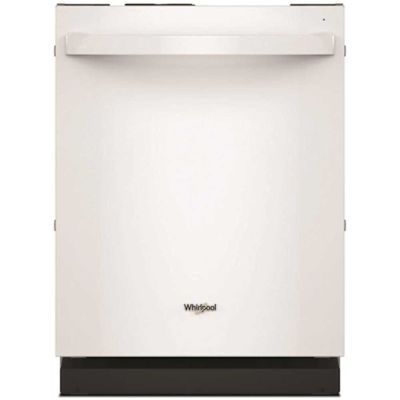 Whirlpool 44 Dba ADA Compliant Dishwasher Flush With Cabinets,3rd Rack In White