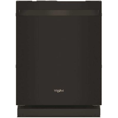 Whirlpool 44 Dba ADA Compliant Dishwasher Flush With Cabinets,3rd Rack In Black
