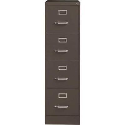 Hirsh 4 Shelf Metal Bookcase 60" H Black