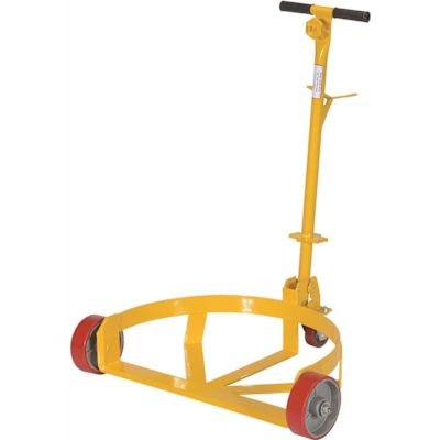 Vestil Vestil Low-Profile Drum Caddie With Bung Wrench Handle Poly-On-steel Wheels