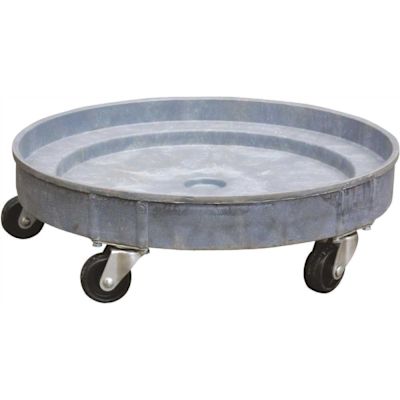 Vestil 600 Lb Capacity Gray Plastic Multi-Level Drum Dolly