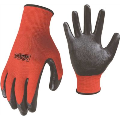 Grease Monkey Grease Monkey Nitrile Coated Work Gloves Large Package Of 10