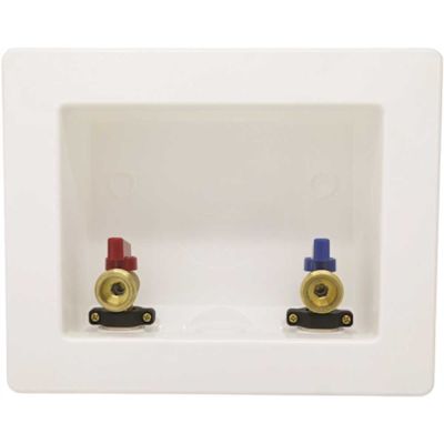 LSP Plastic Switch Hitter Washing Machine Outlet Box 1/2" Cpvc X3/4" Ght