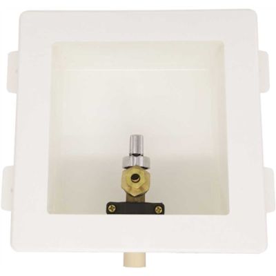 LSP Plastic Ice Maker Outlet Box 1/2" Cpvc X1/4" Compression