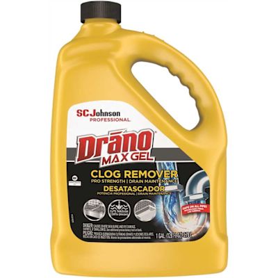 Drano PRO Strength Max Gel Clog Remover 128 Oz Bottle Case Of 4