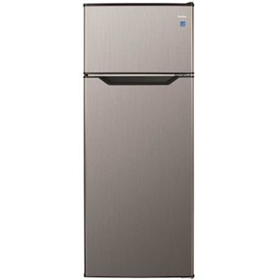Danby 7.4 Cu. Ft. Apartment Size Top Mount Fridge In Stainless Steel