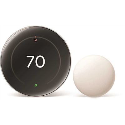 Google Nest Learning Thermostat 4th Gen Nest Temperature Sensor Pro,silver