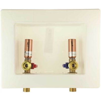 LSP Firestop Washing Machine Outlet Box 1/2" Sweat With Hammer Arrest