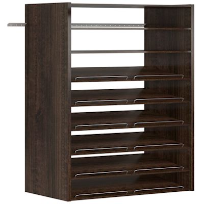 Easy Track Living Essential Shoe Tower Kit Truffle