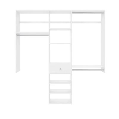 Easy Track 8-Foot Perfect Fit Reach-In Closet White