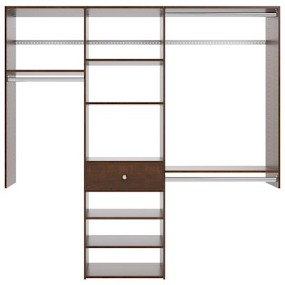 Easy Track 7-Foot Perfect Fit Reach-In Closet Truffle