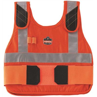 Ergodyne 6225 L/xl Orange Premium Fr Phase Change Cooling Vest - Vest Only