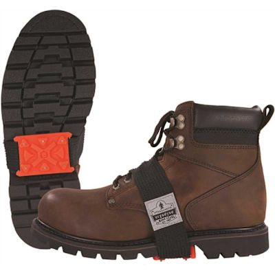 Ergodyne 6317 Orange Ice Cleats Mid-Sole Heeled Boot