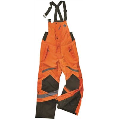 Ergodyne 8928 2XL Orange Class E Hi-Vis Insulated Bibs