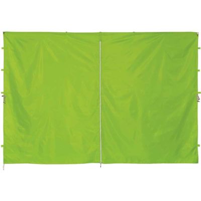 Ergodyne 6096 Lime Pop-Up Tent Sidewall Zipper 10ft X 10ft Tent