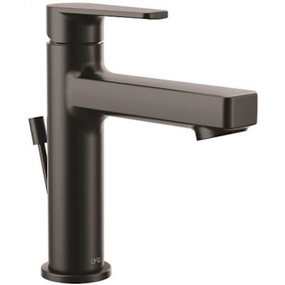 Cleveland Faucet Group One-Handle Low Arc Bathroom Faucet Slate Matte Black