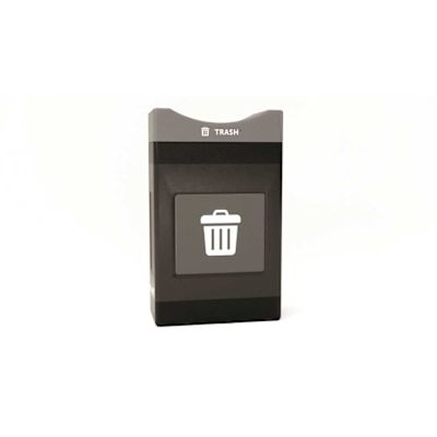 Commercial Zone Products Avante 30g Shallow Open Top Grey Lid