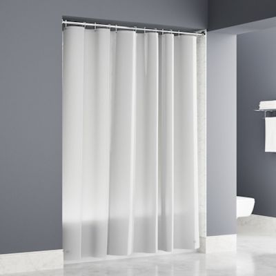 Zenna Home Frosty Shower Curtain 72x72 With Grommets No Magnets Case Of 12