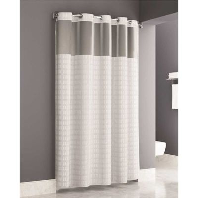 Zenna Home Enda Easy Hang White Curtain 71x77 Sheer Window Hook Case Of 12