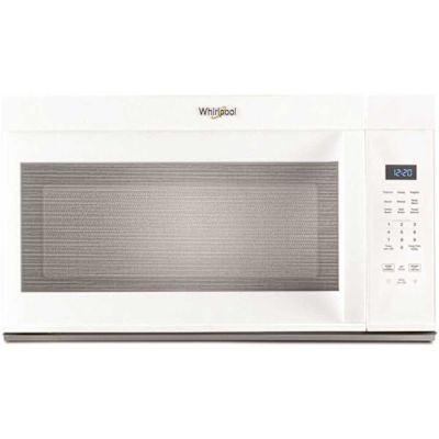 Whirlpool 1.7 Cubic Feet Over The Range Microwave 1000-Watts Cooking Power,white